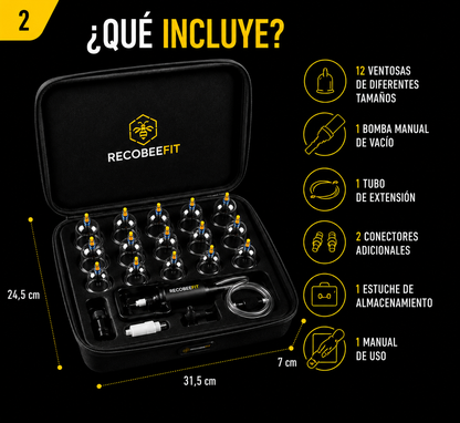 RecoBee Cups™ | Kit de Ventosas de Recuperación
